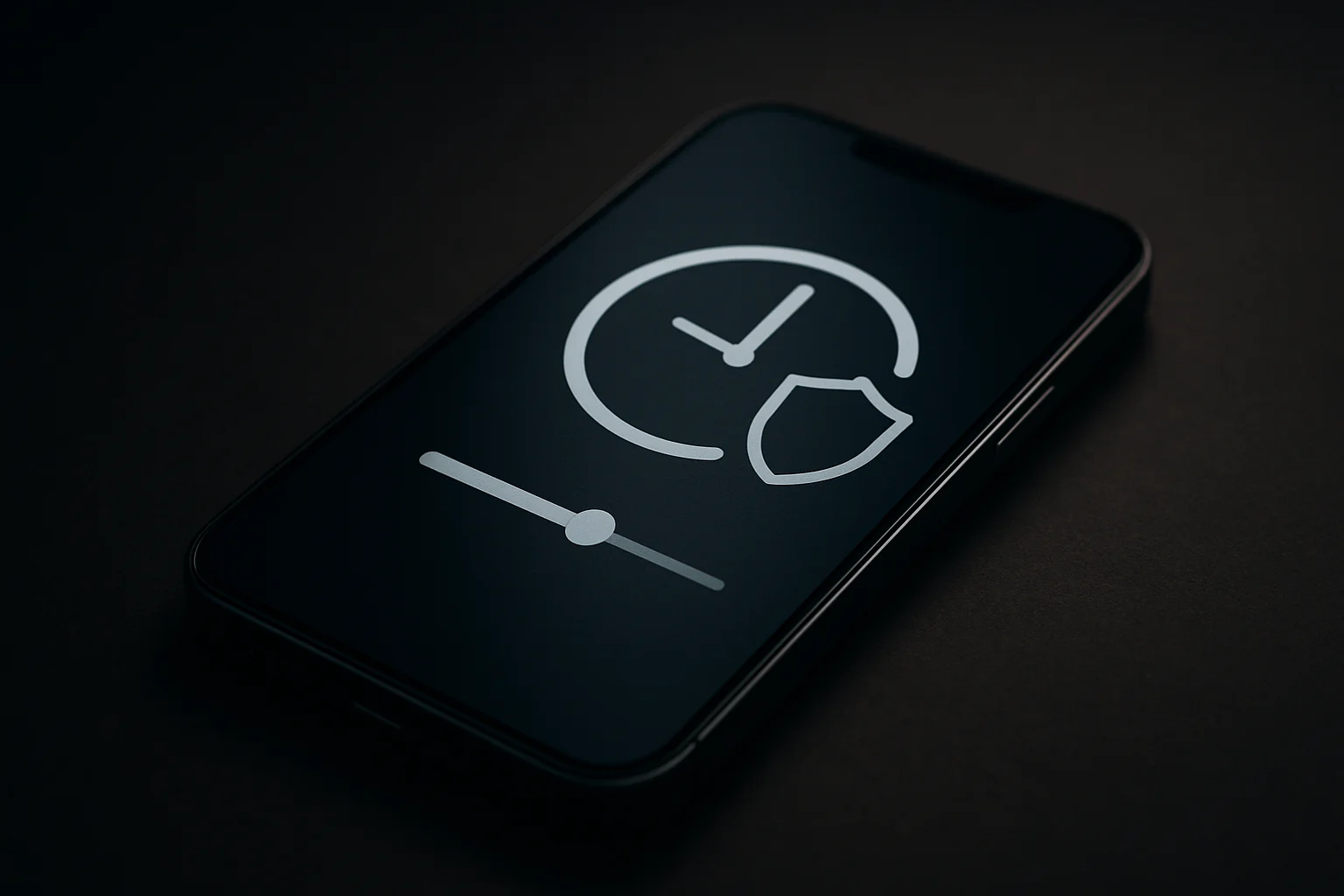 Smartphone displaying responsible play icons with time and budget limits